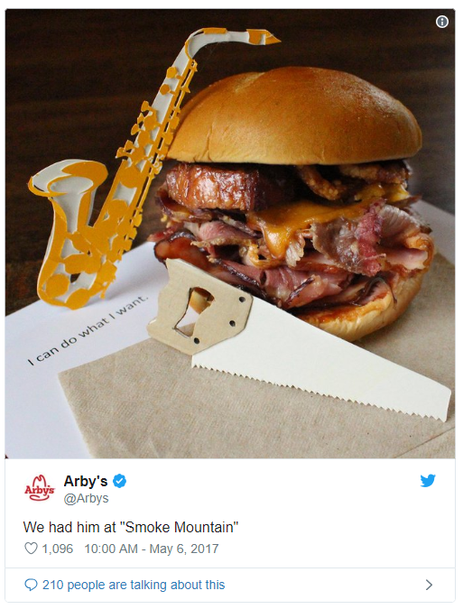 Arbys-Meme content marketing ideas Content Marketing  