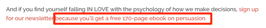 Because-copy-example write persuasive emails email marketing email copywriting copy that converts conversion copywriting  