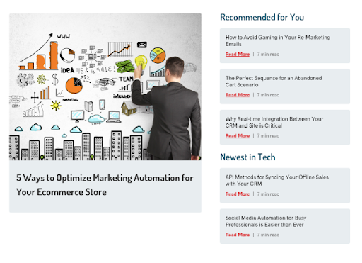 content-recommendations website personalization web personalization personalization Content personalization  