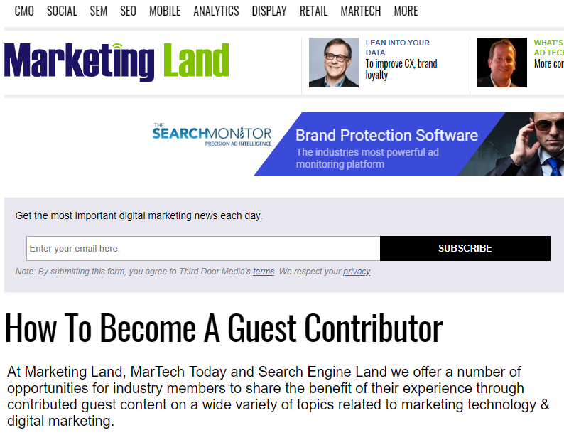 Guest-Author-Marketing-Land content marketing ideas Content Marketing  