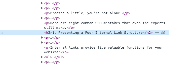 list-snippet-tag-example use Google serp features to recover traffic lost traffic lost organic search traffic how to recover lost traffic Google serp features  