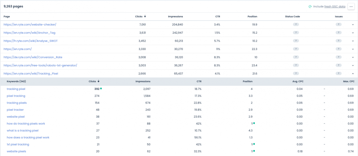 Ryte-Page-Performance-report  