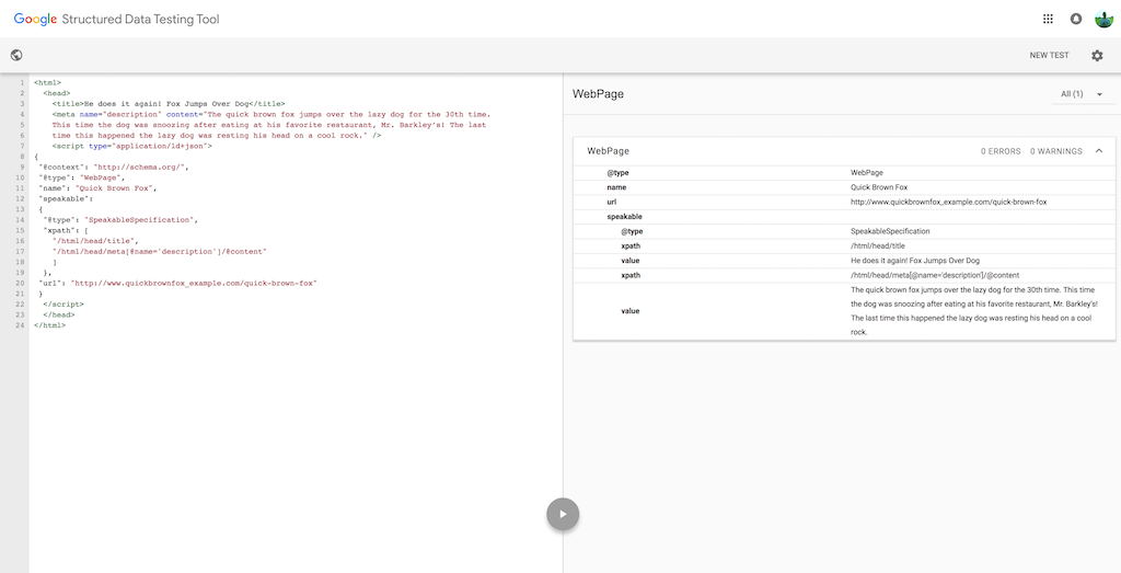 Structured-Data-Testing-Tool Yoast Voice Search content for voice search Content  