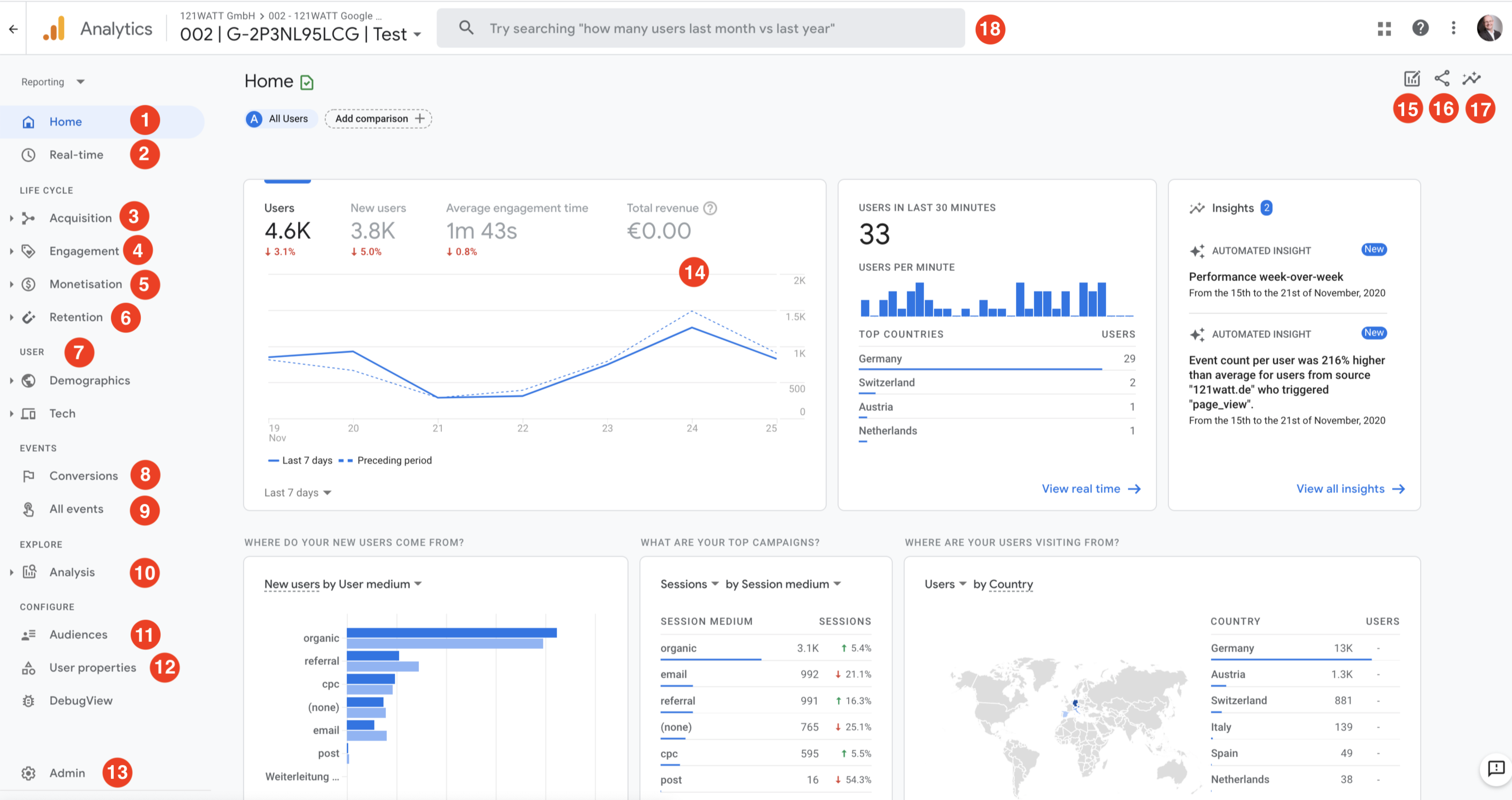 user-interface-ga4-ryte universal analytics Google Analytics 4 property Google Analytics 4 GA4 property GA4  